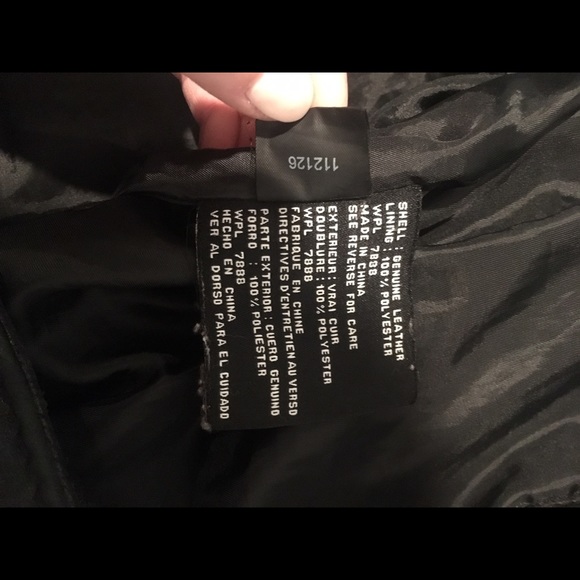 Michael Kors Leather Jacket - Picture 4 of 4