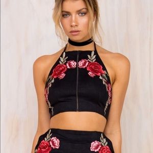 Princess Polly Bloom Embroidered Flower Set