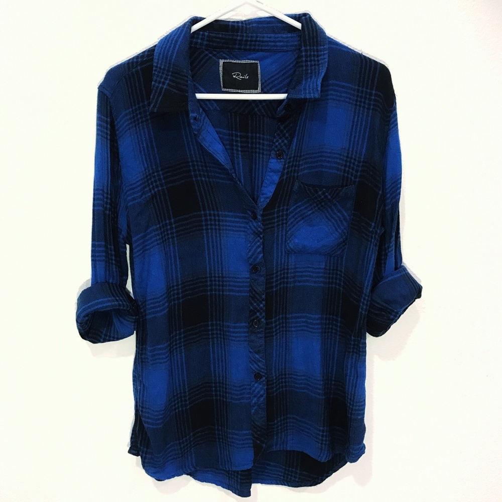 Rails Hunter Plaid!! 😱🖤💙🖤