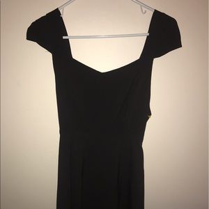 Black formal skater dress