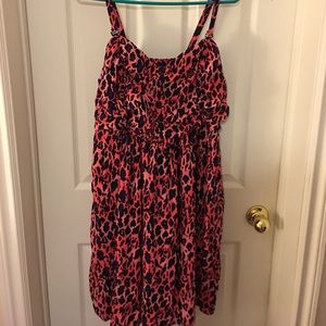 Neon Cheetah Print Chalice Dress!