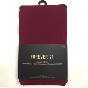 FOREVER 21 | opaque tights | burgandy | BNWT | M\L