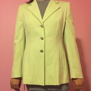Escada lime green women's blazer. Made in Germany