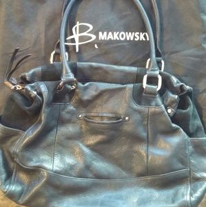 B makowsky black purse