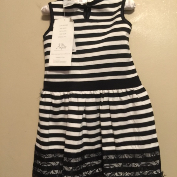 US Angels Little Girls " Striped Tank 🌹 - Picture 3 of 4