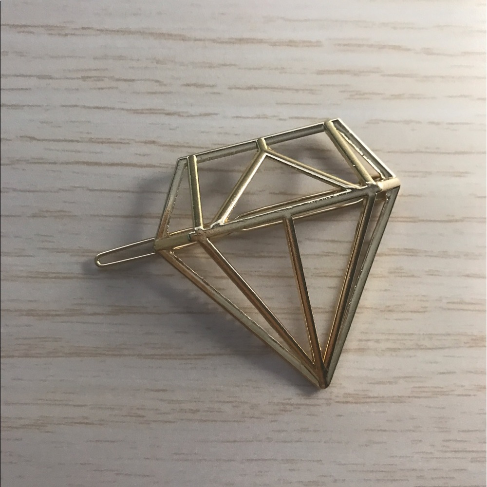 🛍😂bundle and save 3D diamond shaped hair clip - Picture 2 of 2