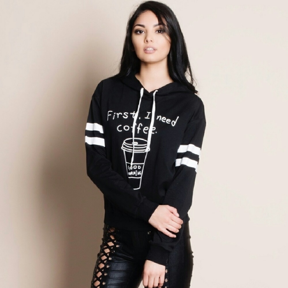 First i need coffee hoodie