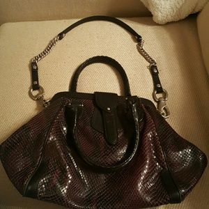 Snakeskin Cole Haan purse