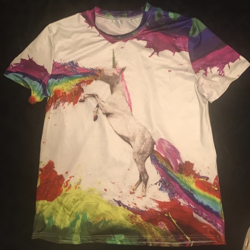 🌈 rainbow puking unicorn 🦄