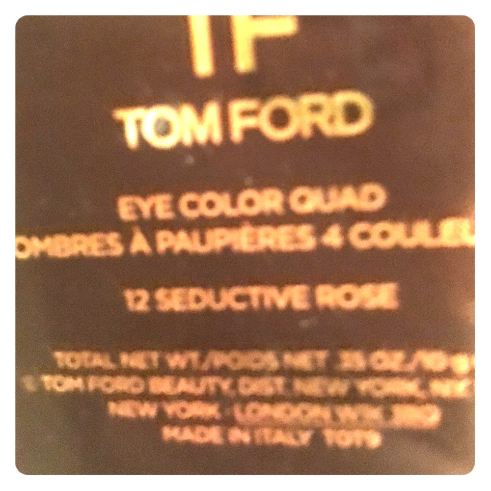 Tom ford eye quad