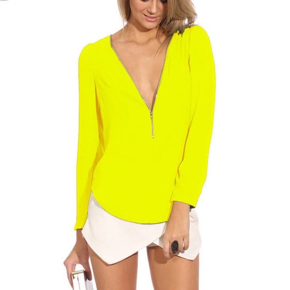 SOLD! 2 zipper blouses‼️ - Picture 3 of 6