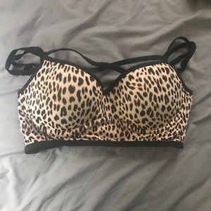 VS Strappy Cheetah Bra