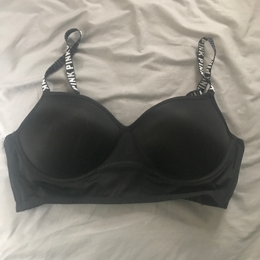 VS Strappy Logo Bra