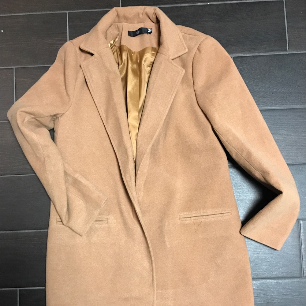 Missguided mid length wool coat