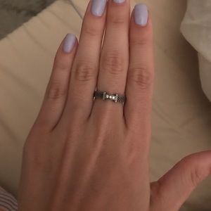 Tiffany 3 small diamond ring