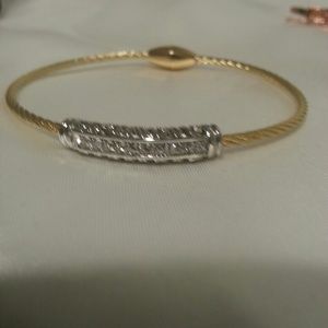 0.33 CTW DESIGNER TWO TONE,  CREATED FINE WHITE CU