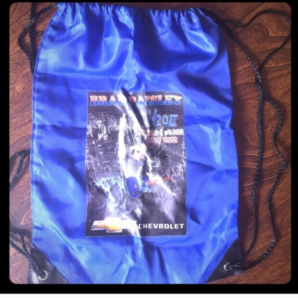 Drawstring Brad Paisley Bag