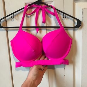 Hot Pink Victoria Secret Bikini Top