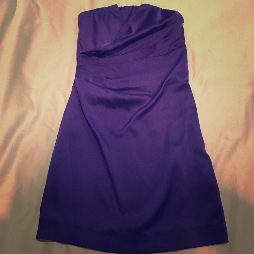 Satin Strapless Dress