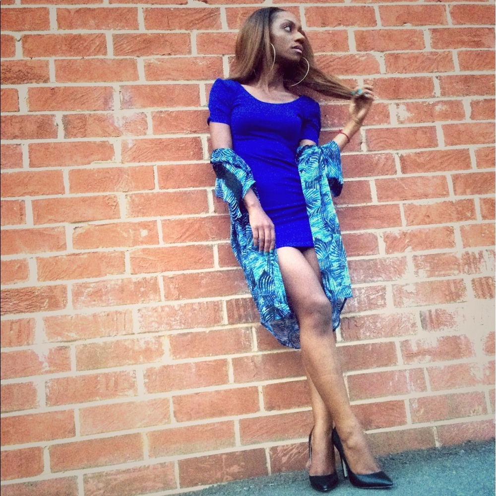 Forever 21 Cobalt Blue MiniDresss