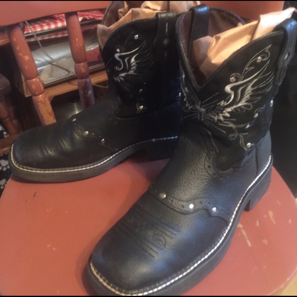 Justin gypsy clip toe boots