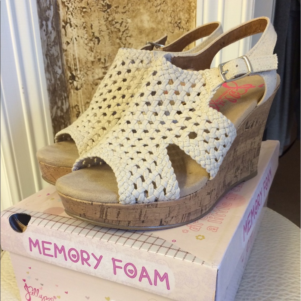 NIB Jellypop Wedges