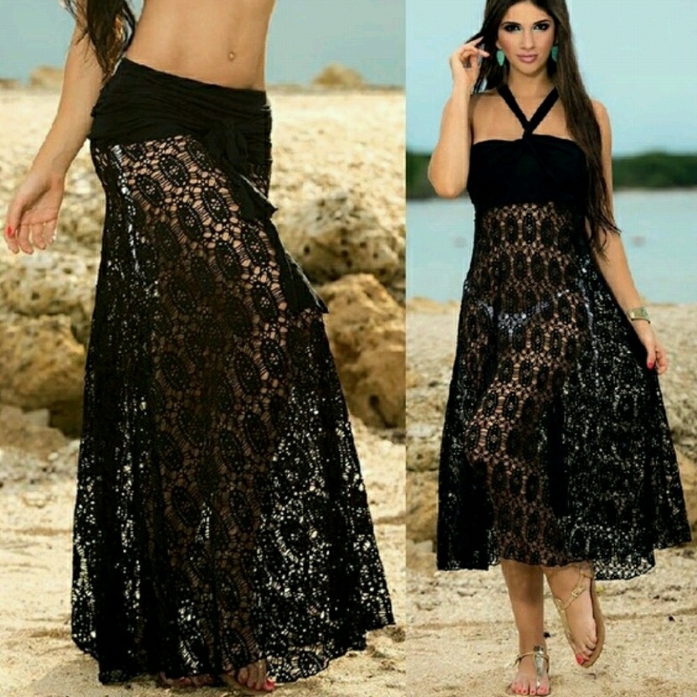 Sexy Women Bikini Swimwear Cover Up Beach Dress Me