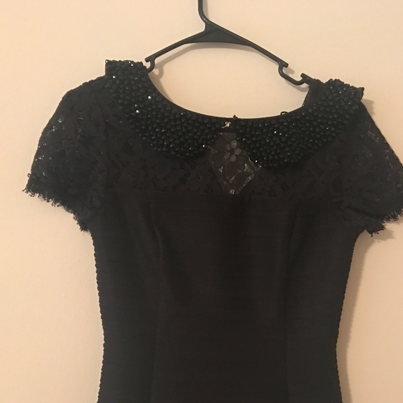 Jewel collar & lace Anthropologie dress - Picture 2 of 3