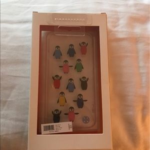 Hard shell case for iPhone 6, clear plastic.