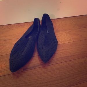 Free People Black Flats SZ 37