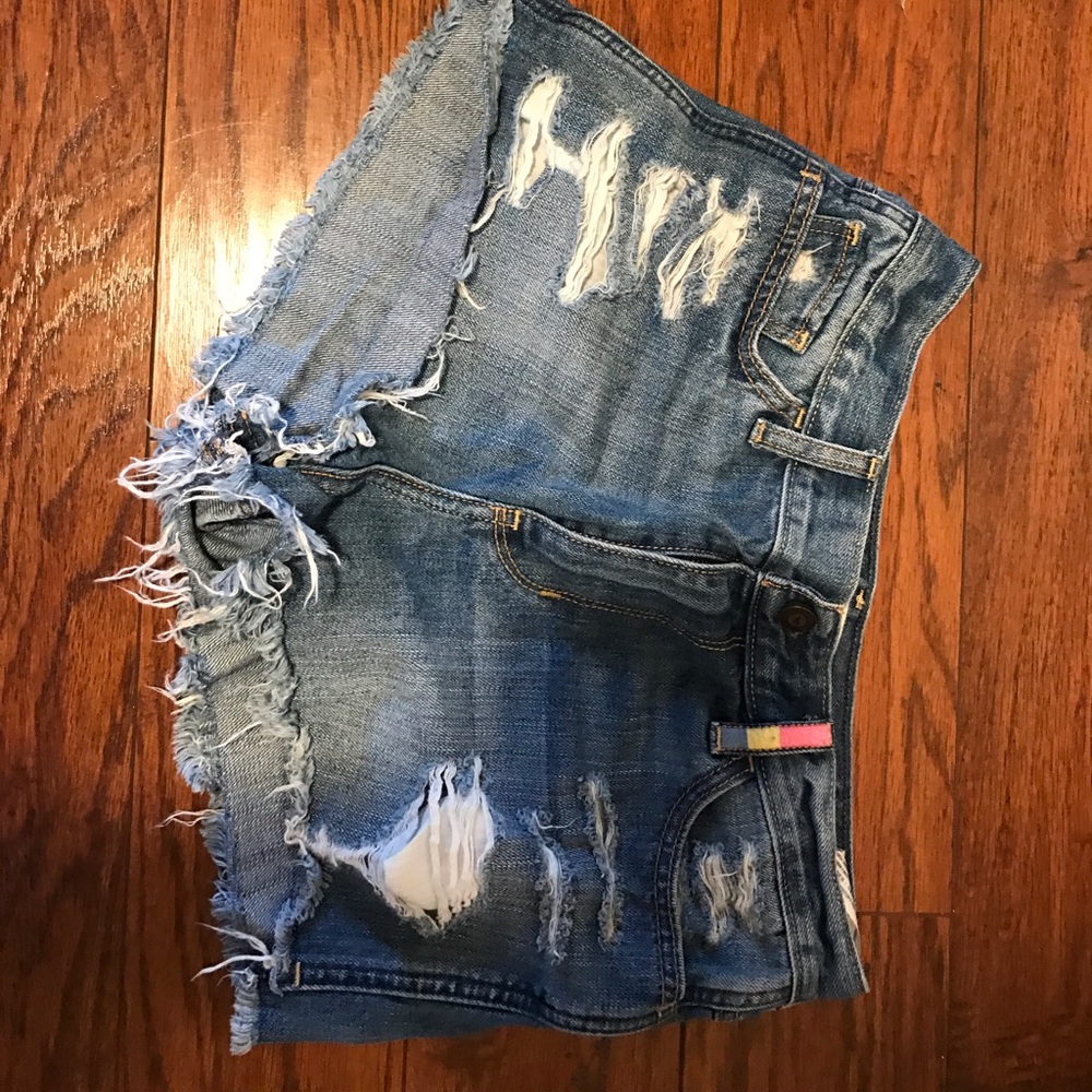 Hollister jean shorts