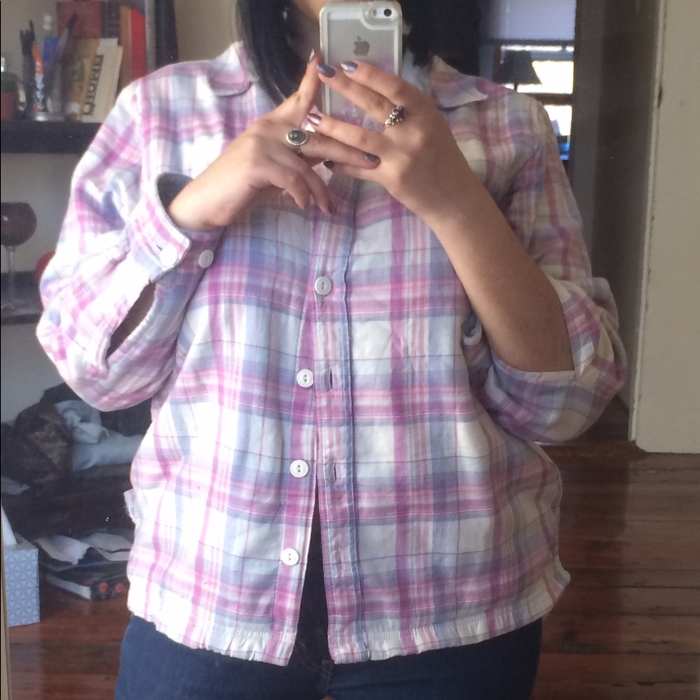 LL Bean fleece flannel