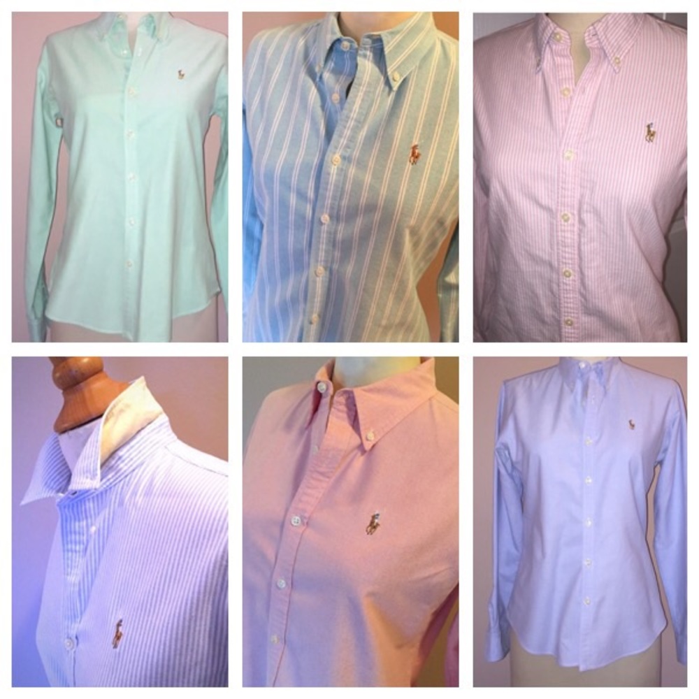 3 Ralph Lauren Oxford Button Downs - Stock Up!!