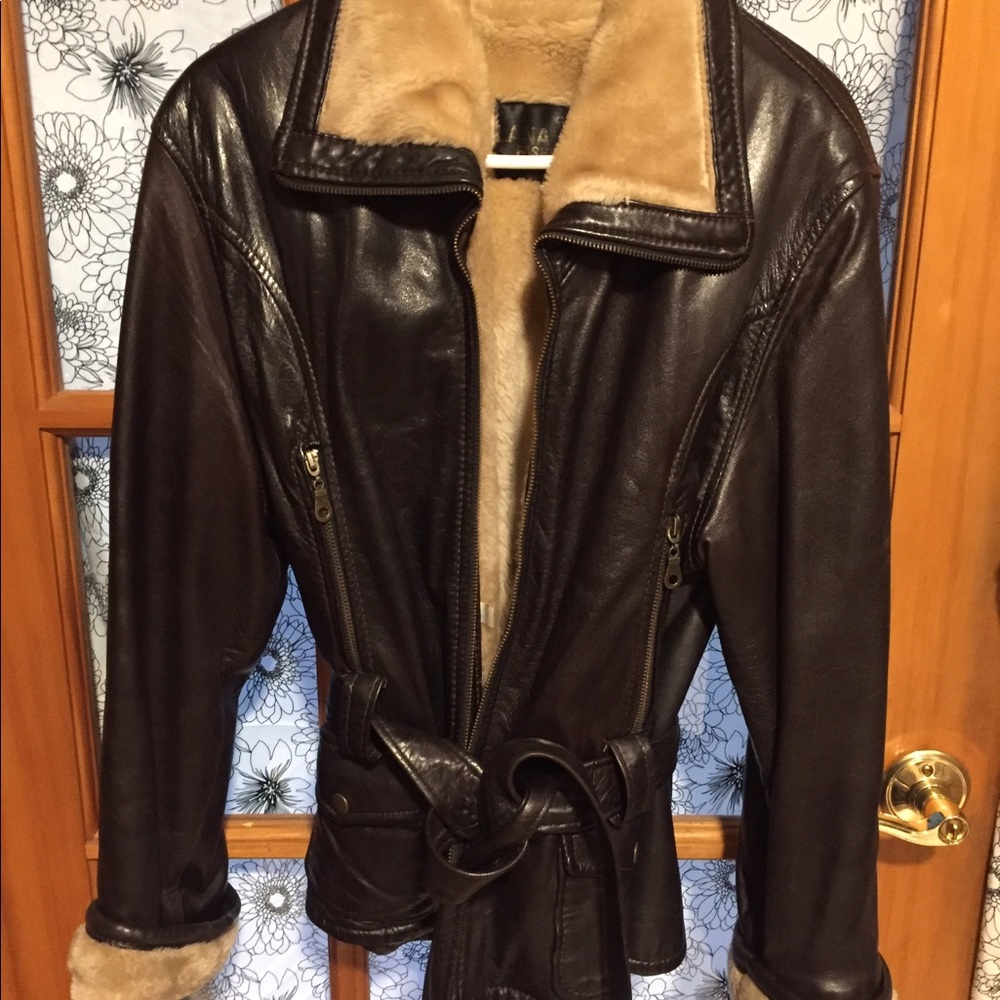 Genuine Leather Retro Jacket - image 1