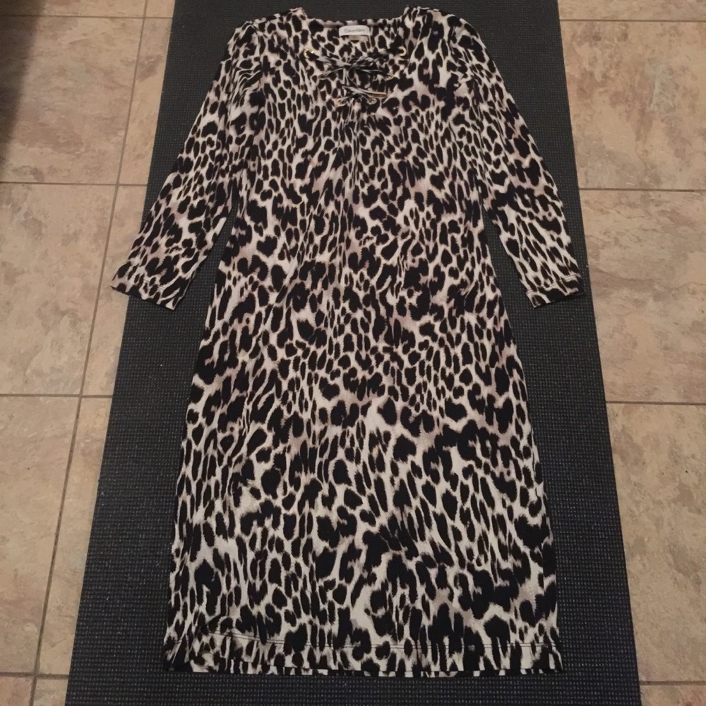 Leopard Calvin Klein dress size 2