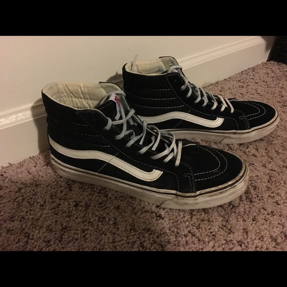 Vans sk8-hi black sneakers