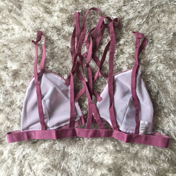 Velvet pink bra - Picture 7 of 8