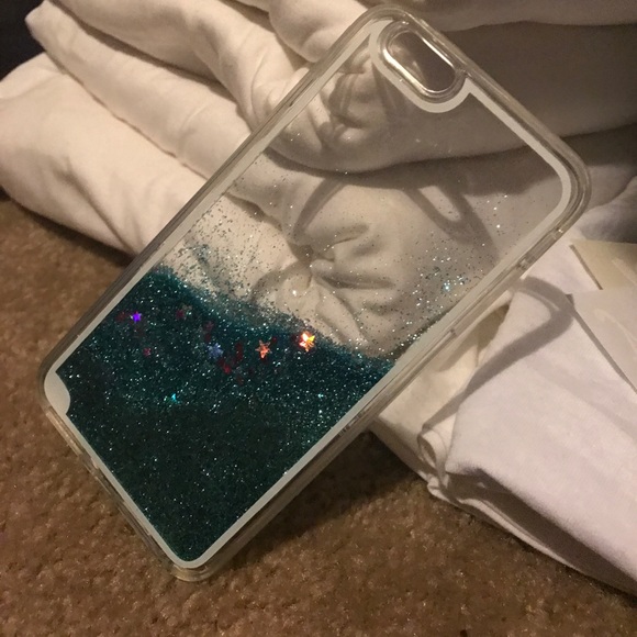 Blue glitter iphone 6+ case - Picture 2 of 2