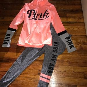 PINK leggings pullover