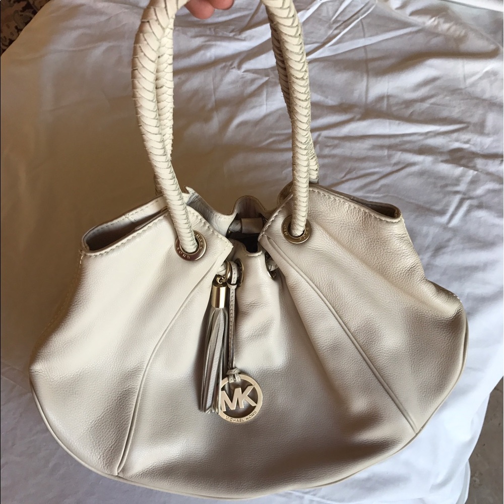 Michael Kors leather shoulder bag