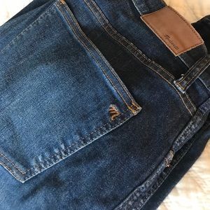EUC Madewell High Riser Skinny Polly wash sz 29