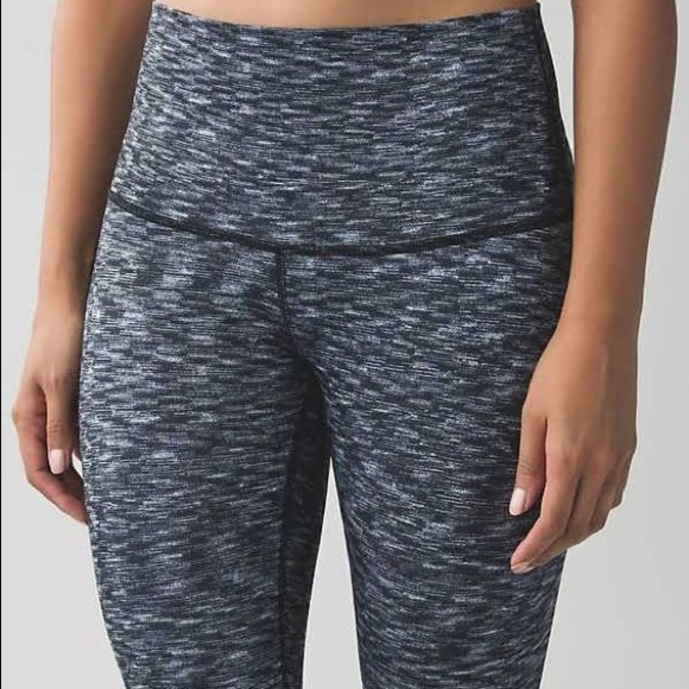 Lululemon high rise wunder under crop leggings