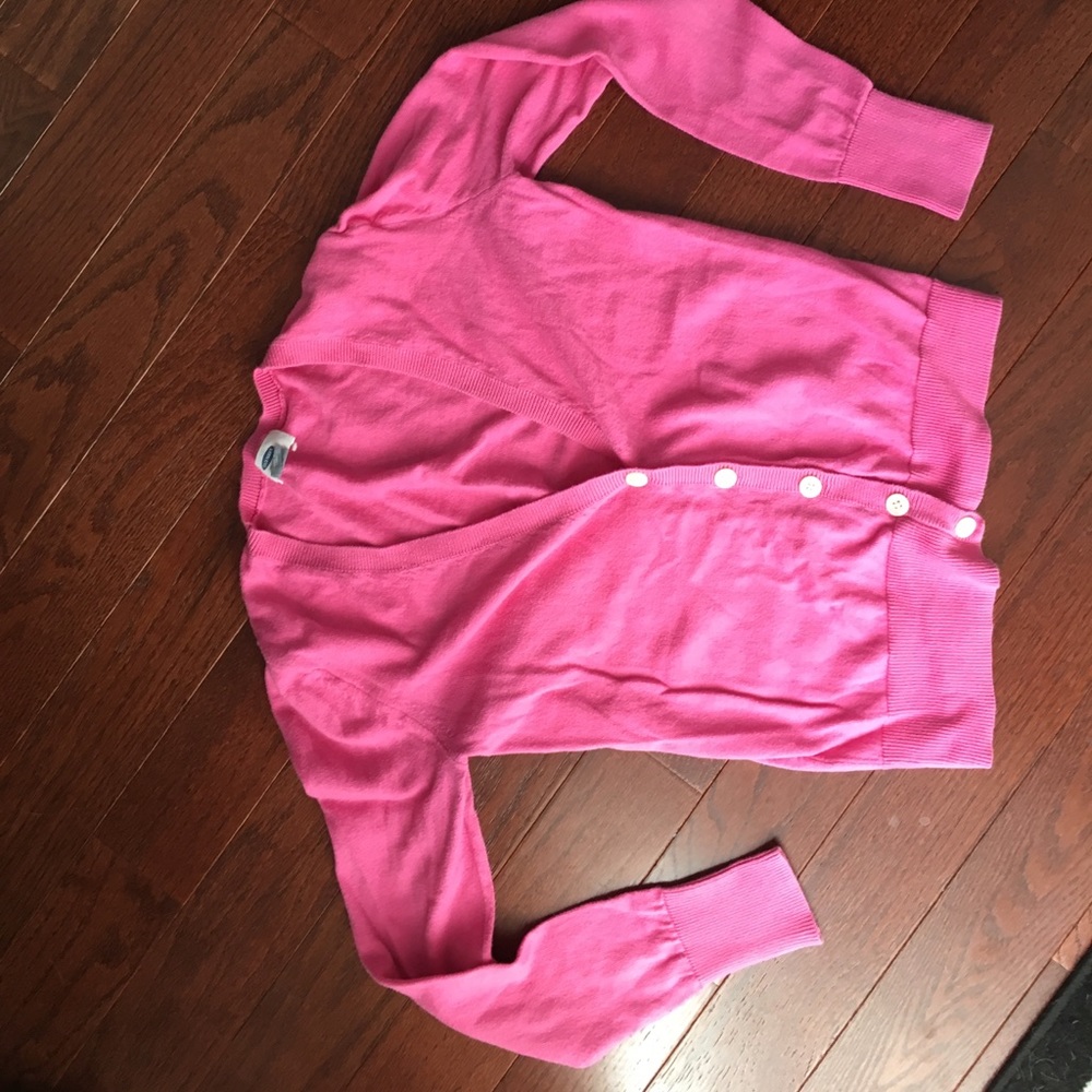 Old navy pink cardigan