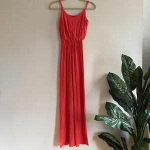 Coral Maxi Dress