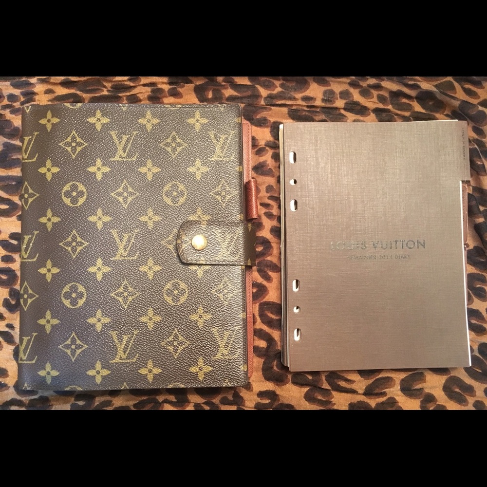 Authentic Louis Vuitton Agenda GM Large