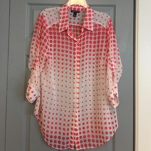 Pretty flowing button up shirt