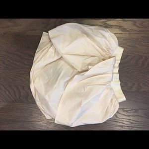 Ivory Silk Taffeta Tulip Skirt