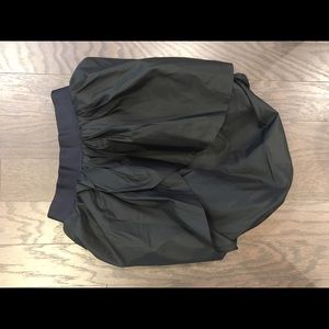 Black Taffeta Tulip Skirt