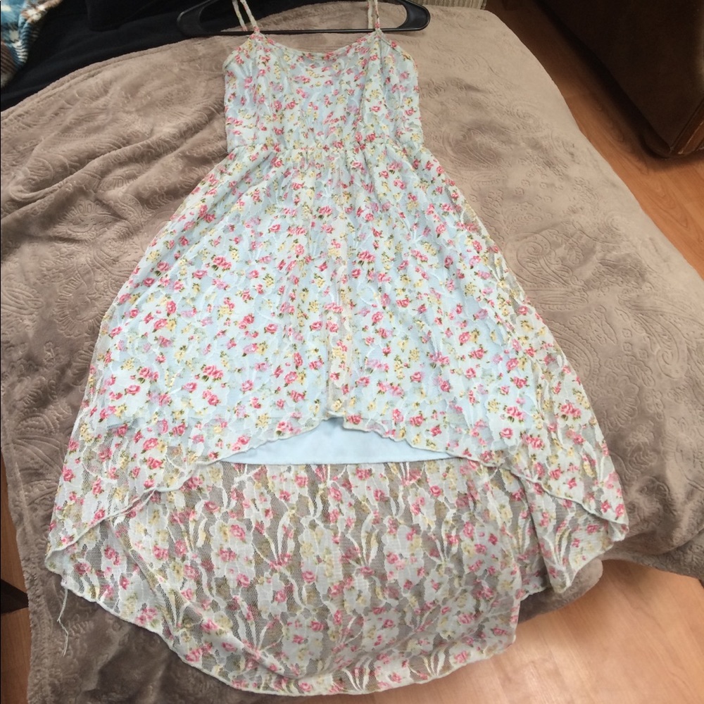 DEBS high low floral dress