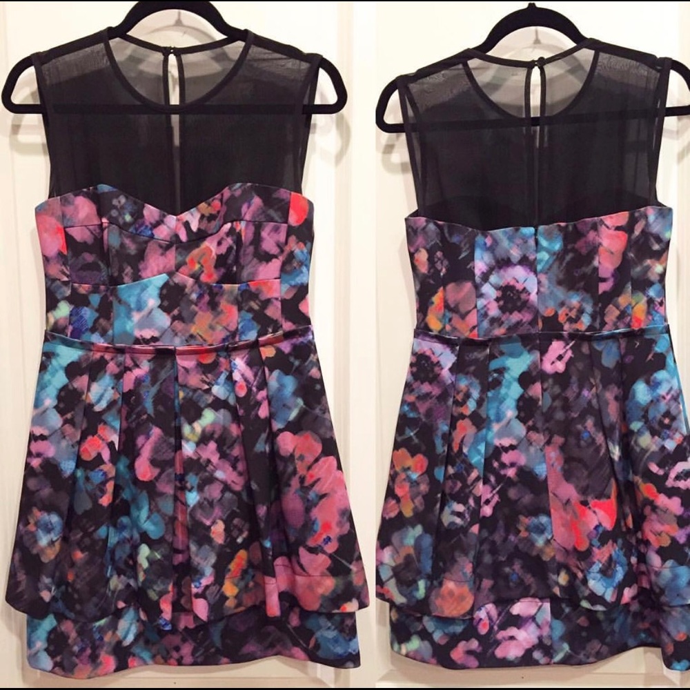 Nanette Lenore Floral designer dress Size 4